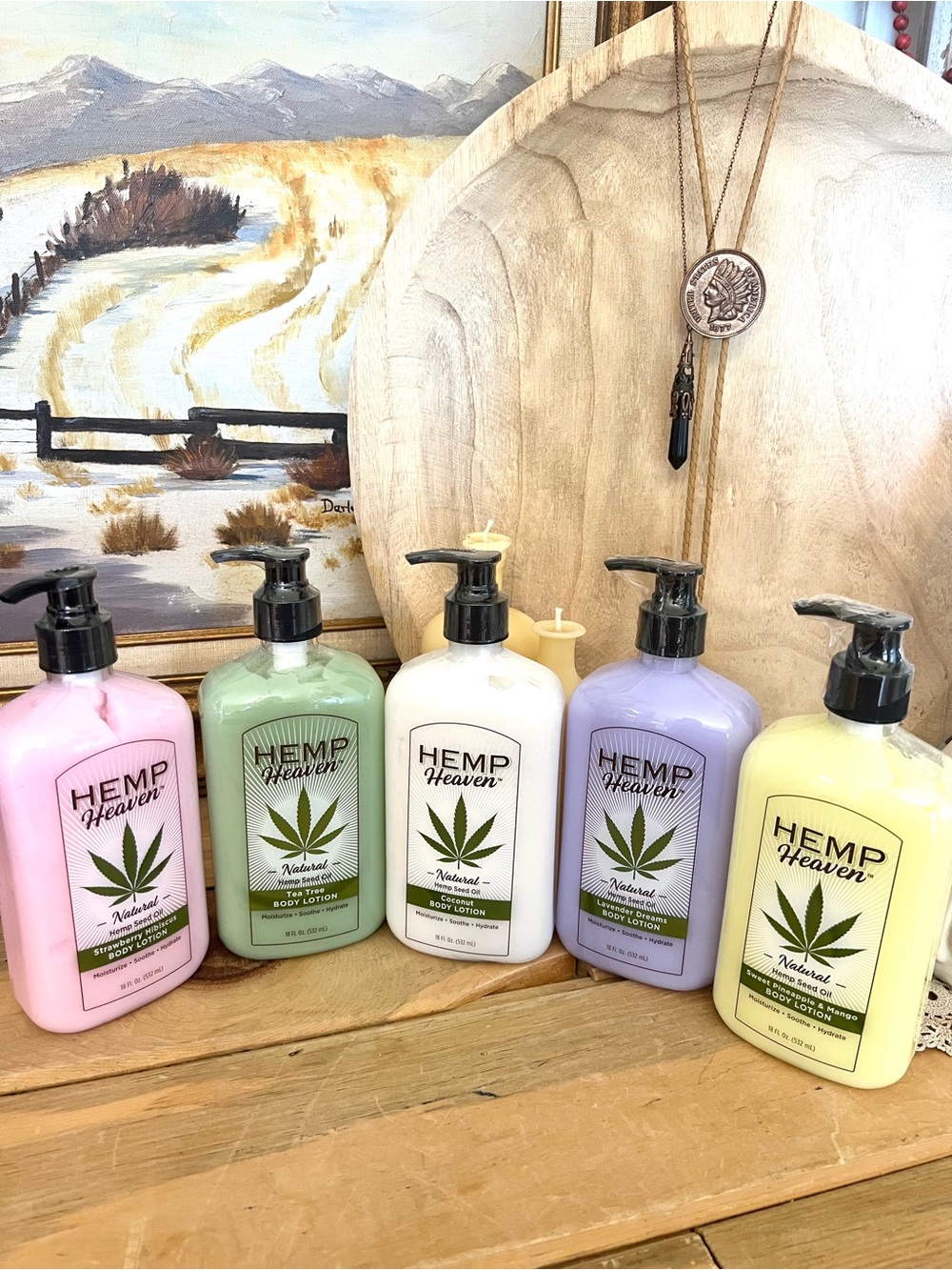 New! Hemp Lotion Natural Hemp Seed Oil Paraben-Free 18 oz Made in USA Anti-Aging